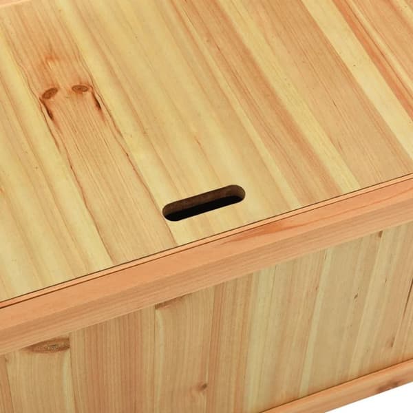 vidaXL Benk 107x45x75,5 cm heltre gran