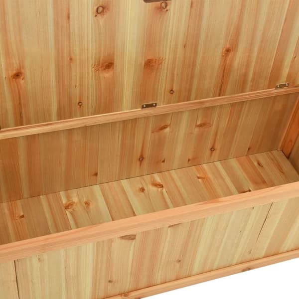 vidaXL Benk 107x45x75,5 cm heltre gran