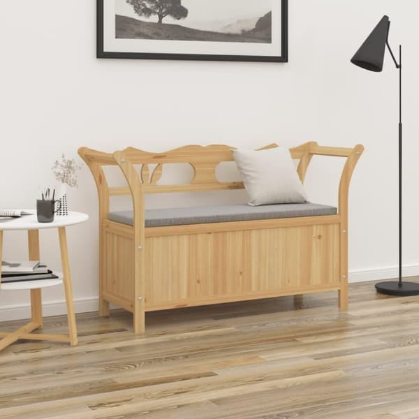vidaXL Benk 107x45x75,5 cm heltre gran