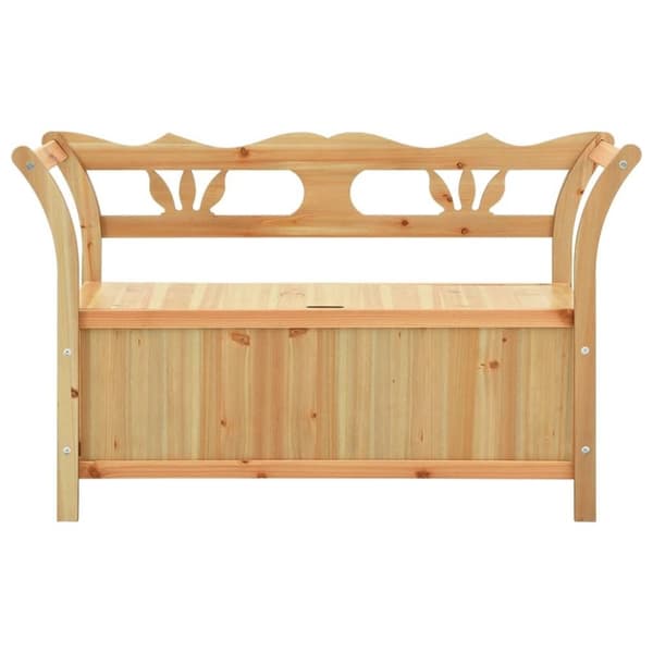 vidaXL Benk 107x45x75,5 cm heltre gran