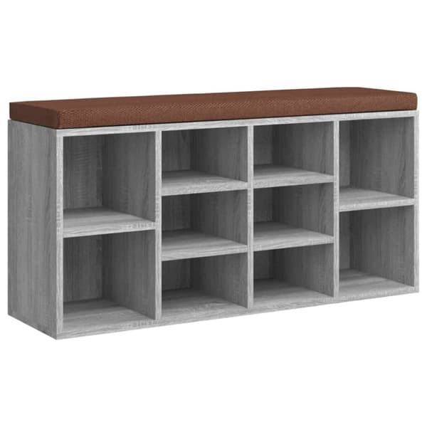 vidaXL skoreol 103x30x48 cm konstrueret træ grå sonoma-eg