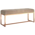 Miniatyrbillede 1 af 8: vidaXL bænk 110x36x45 cm velour beige