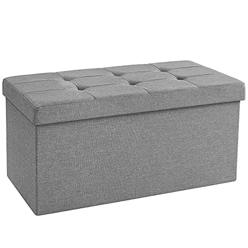 Songmics Ottoman Storage Chest Folding Toy Box Alsidil