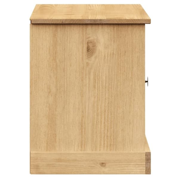 vidaXL Kenkäpenkki VIGO 106x35x45 cm täysi mänty