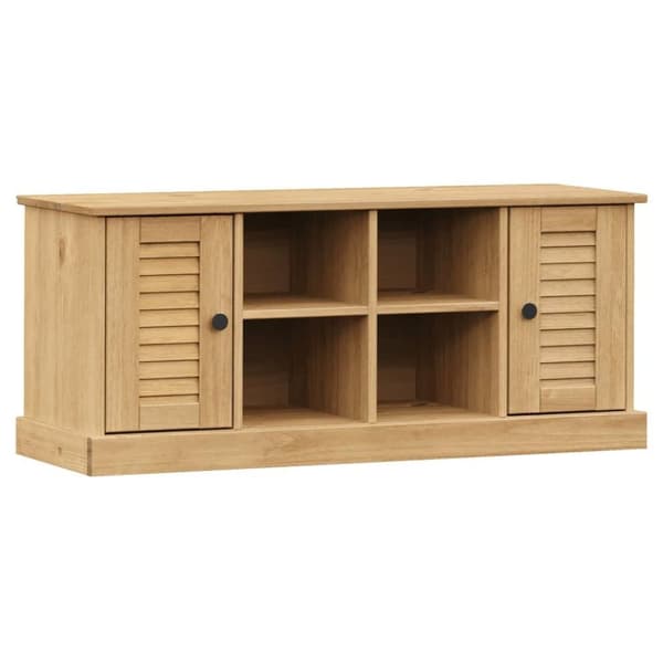 vidaXL Kenkäpenkki VIGO 106x35x45 cm täysi mänty