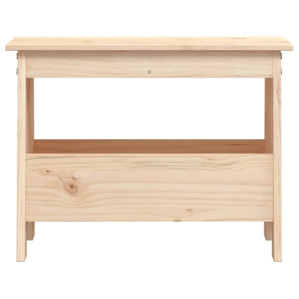 vidaXL Gangbenk 60x28x45 cm heltre furu
