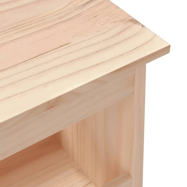 vidaXL Gangbenk 60x28x45 cm heltre furu