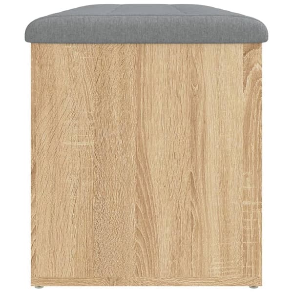 vidaXL skobænk 102x42x45 cm konstrueret træ sonoma-eg