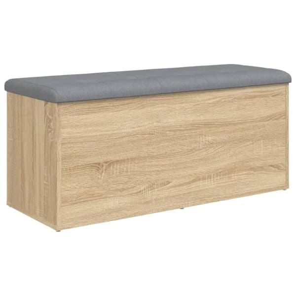 vidaXL skobænk 102x42x45 cm konstrueret træ sonoma-eg