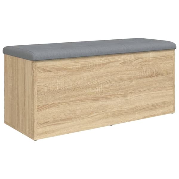 vidaXL skobænk 102x42x45 cm konstrueret træ sonoma-eg