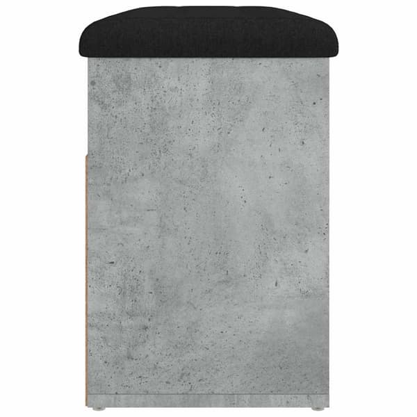 vidaXL Skobänk betonggrå 82x32x45,5 cm konstruerat trä