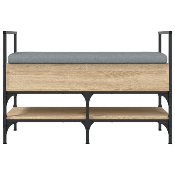 vidaXL Skobänk sonoma-ek 85,5x42x57,5 cm konstruerat trä