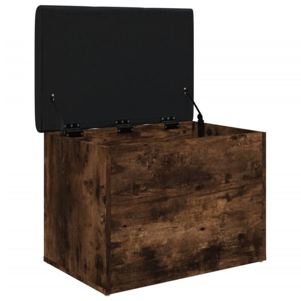 vidaXL skobænk 62x42x45 cm konstrueret træ røget egetræsfarve