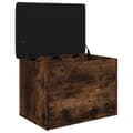 Miniatyrbillede 4 af 10: vidaXL skobænk 62x42x45 cm konstrueret træ røget egetræsfarve