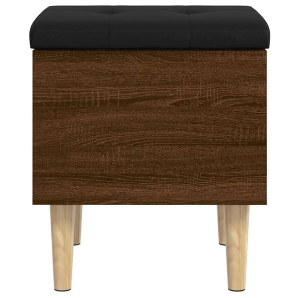 vidaXL Oppbevaringsbenk brun eik 42x42x46 cm konstruert tre