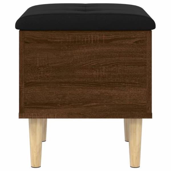 vidaXL Oppbevaringsbenk brun eik 42x42x46 cm konstruert tre