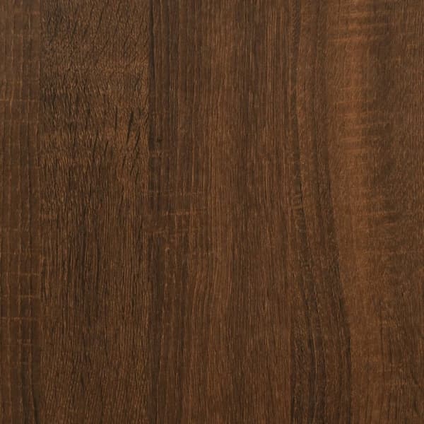 vidaXL Oppbevaringsbenk brun eik 42x42x46 cm konstruert tre