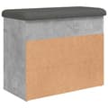 Miniatyrbillede 8 af 11: vidaXL skobænk 62x32x50 cm konstrueret træ betongrå