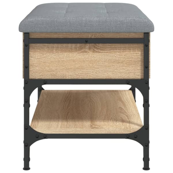 vidaXL skobænk 62x42x45 cm konstrueret træ sonoma-eg