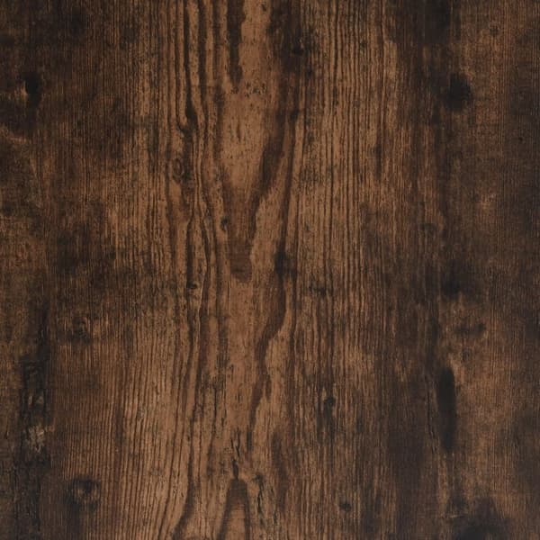 vidaXL Förvaringsbänk rökfärgad ek 102x42x46 cm konstruerat trä