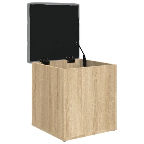 vidaXL skobænk 42x42x45 cm konstrueret træ sonoma-eg
