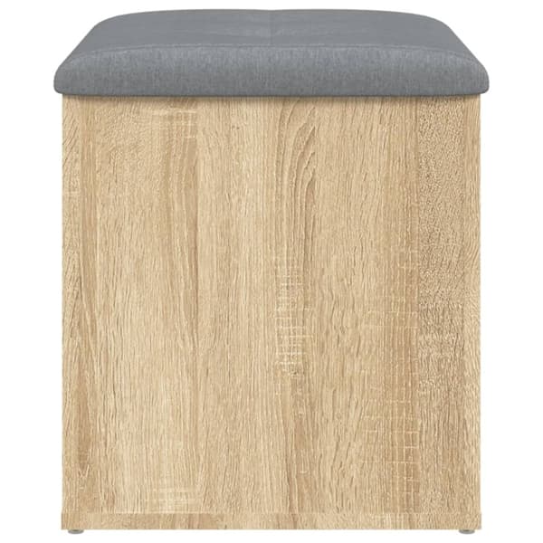 vidaXL skobænk 42x42x45 cm konstrueret træ sonoma-eg