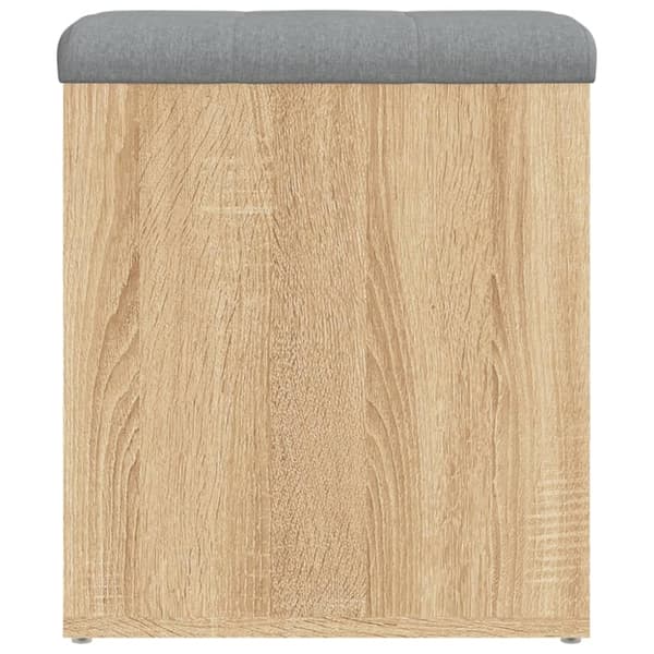 vidaXL skobænk 42x42x45 cm konstrueret træ sonoma-eg