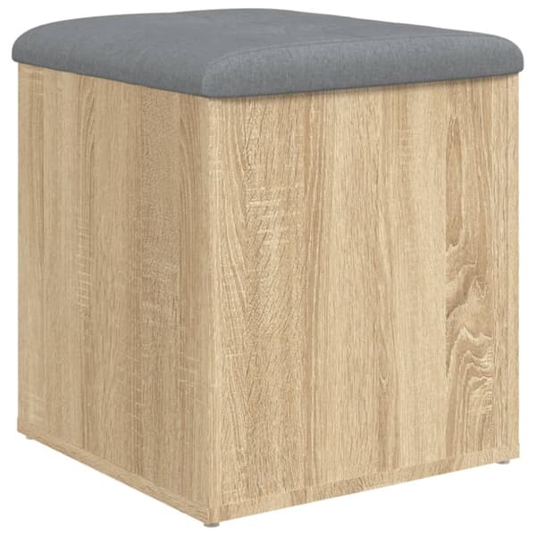 vidaXL skobænk 42x42x45 cm konstrueret træ sonoma-eg