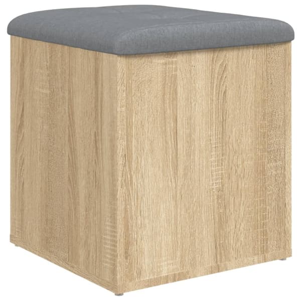 vidaXL skobænk 42x42x45 cm konstrueret træ sonoma-eg