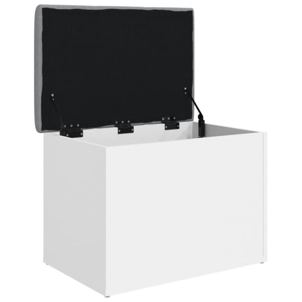 vidaXL opbevaringsbænk 62x42x45 cm konstrueret træ hvid