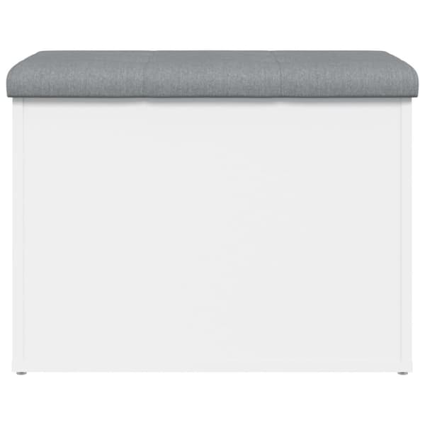 vidaXL opbevaringsbænk 62x42x45 cm konstrueret træ hvid