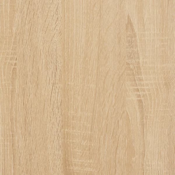 vidaXL Oppbevaringsbenk sonoma eik 42x42x46 cm konstruert tre