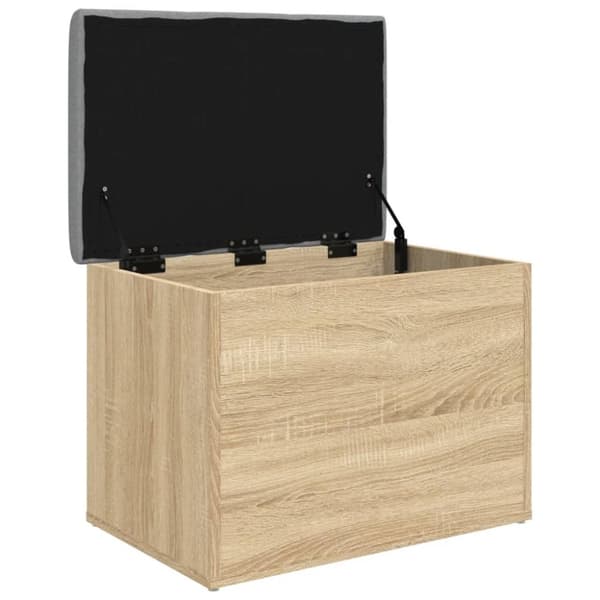vidaXL Förvaringsbänk sonoma-ek 62x42x45 cm konstruerat trä