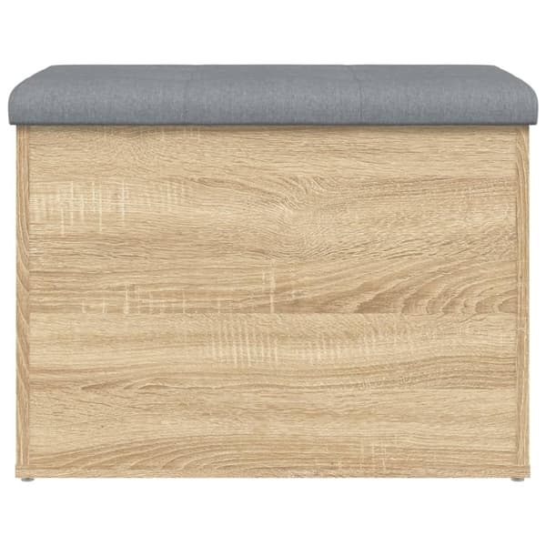 vidaXL Förvaringsbänk sonoma-ek 62x42x45 cm konstruerat trä