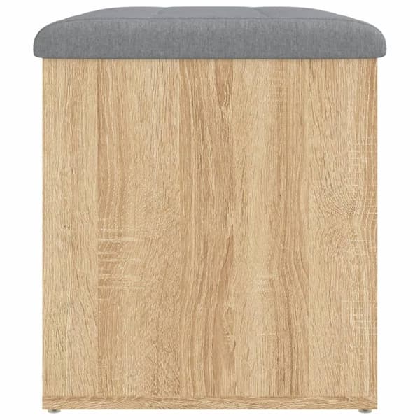 vidaXL Förvaringsbänk sonoma-ek 62x42x45 cm konstruerat trä