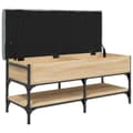 Miniatyrbillede 5 af 11: vidaXL skobænk 102x42x45 cm konstrueret træ sonoma-eg