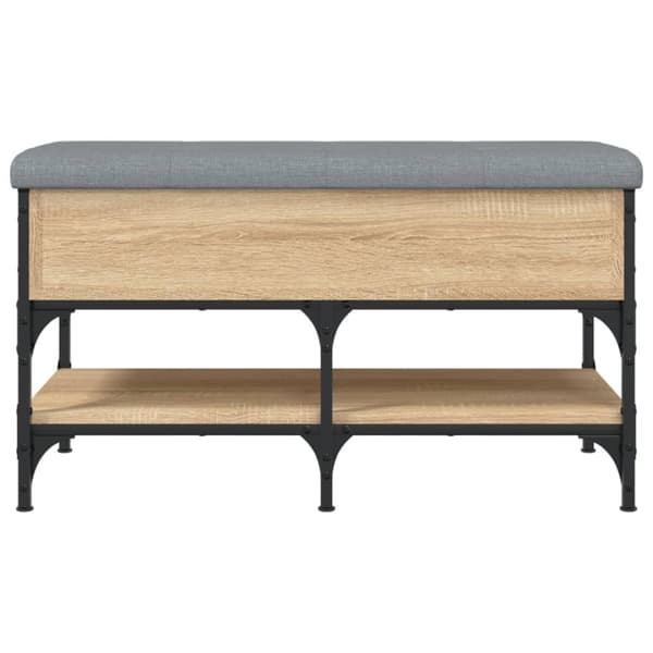 vidaXL skobænk 82x42x45 cm konstrueret træ sonoma-eg