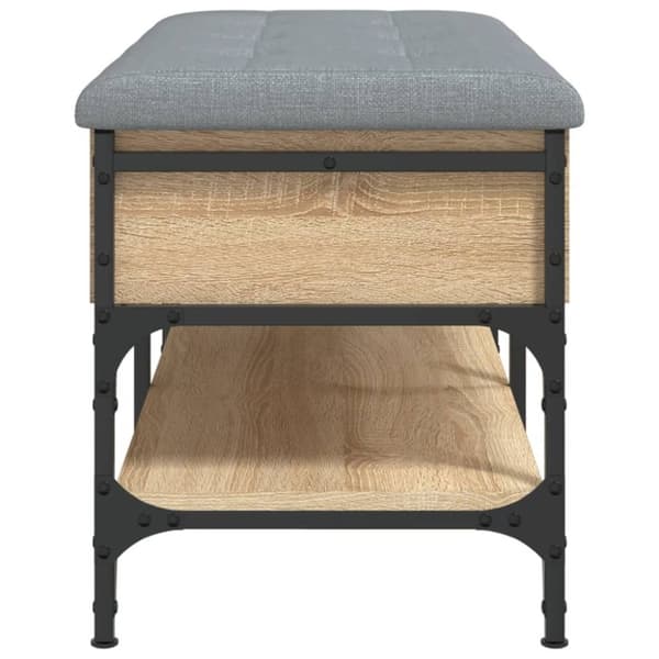 vidaXL skobænk 82x42x45 cm konstrueret træ sonoma-eg