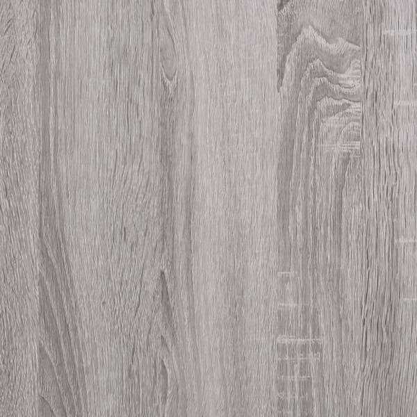 vidaXL Säilytyspenkki harmaa Sonoma 102x42x46 cm tekninen puu