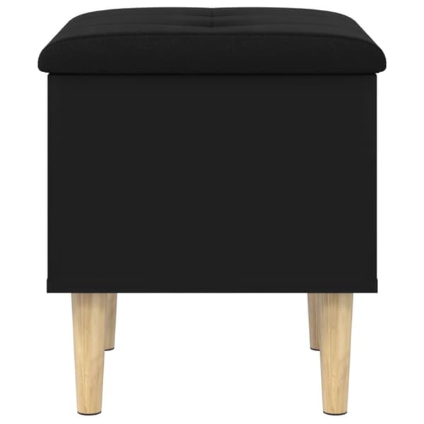 vidaXL opbevaringsbænk 42x42x46 cm konstrueret træ sort