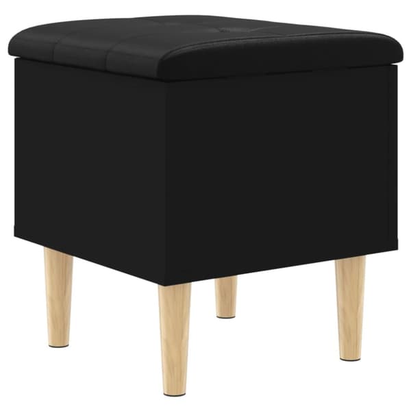 vidaXL opbevaringsbænk 42x42x46 cm konstrueret træ sort