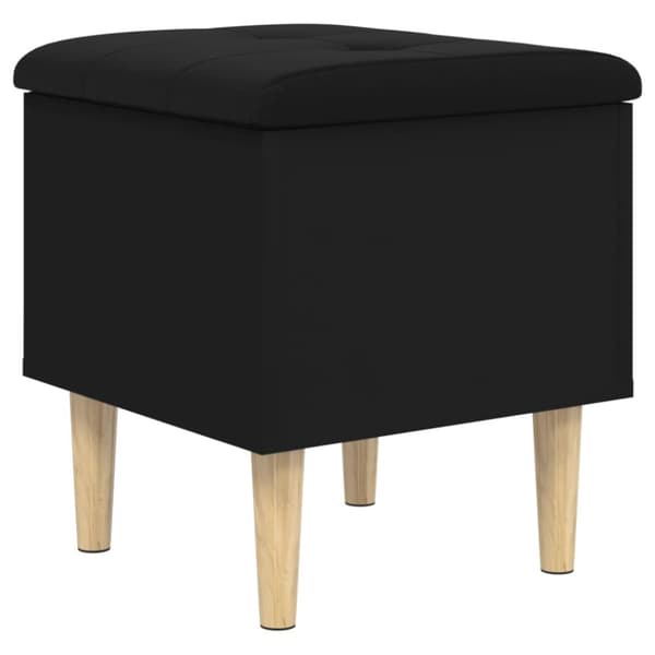 vidaXL opbevaringsbænk 42x42x46 cm konstrueret træ sort