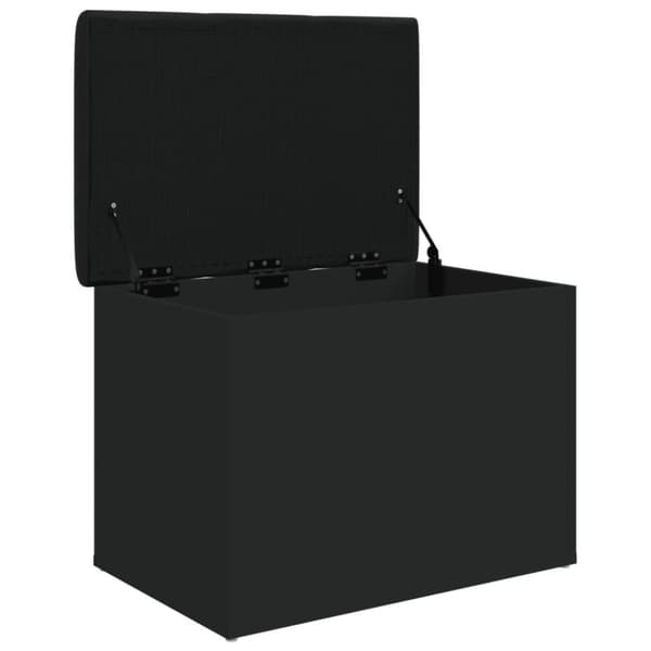 vidaXL opbevaringsbænk 62x42x45 cm konstrueret træ sort