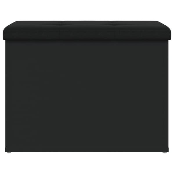 vidaXL opbevaringsbænk 62x42x45 cm konstrueret træ sort