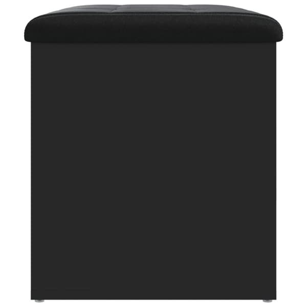 vidaXL opbevaringsbænk 62x42x45 cm konstrueret træ sort