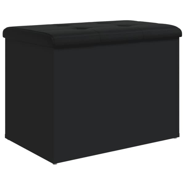 vidaXL opbevaringsbænk 62x42x45 cm konstrueret træ sort