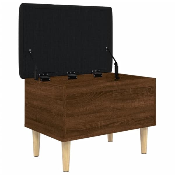 vidaXL Säilytyspenkki ruskea tammi 62x42x46 cm tekninen puu