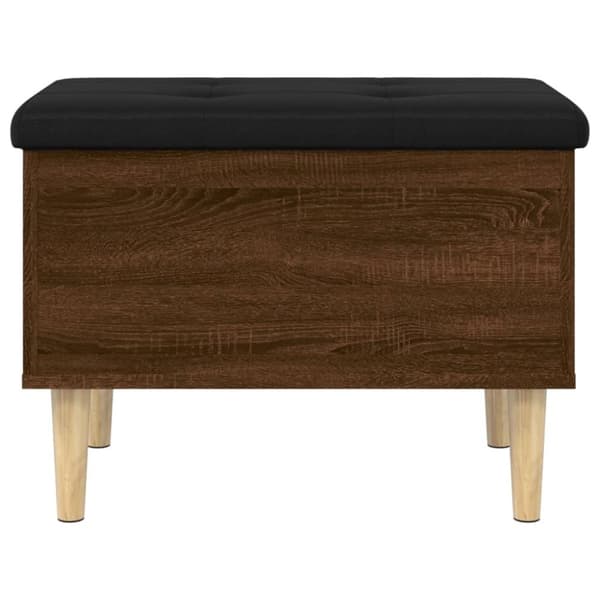 vidaXL Säilytyspenkki ruskea tammi 62x42x46 cm tekninen puu