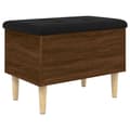 Pikkukuva 7 / 10: vidaXL Säilytyspenkki ruskea tammi 62x42x46 cm tekninen puu