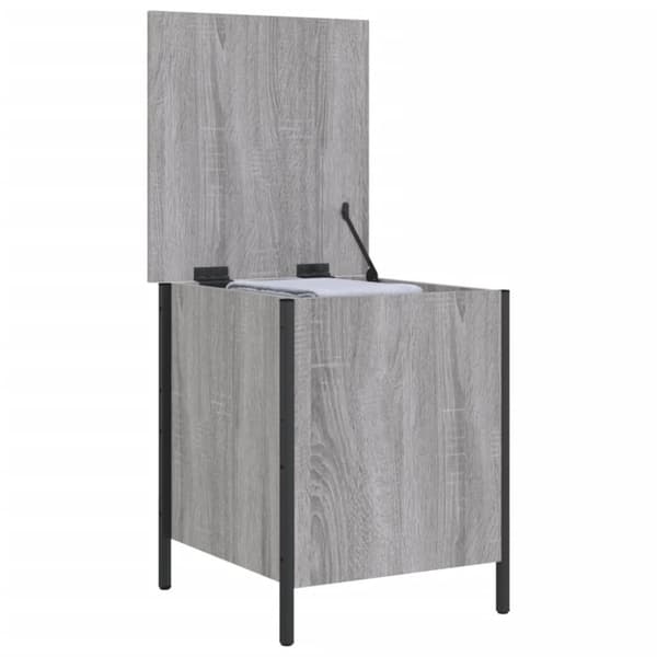 vidaXL Oppbevaringsbenk grå sonoma 40x42,5x50 cm konstruert tre